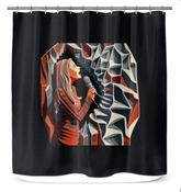 Melodic Waves Shower Curtain